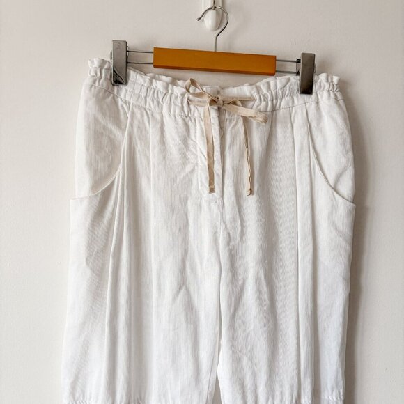 Aritzia Wilfred Marais Linen Lyocell Blend Pant White Size 4 - Picture 3 of 6